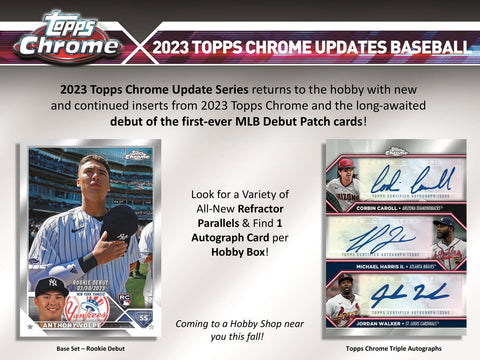 2023 Topps Chrome Update Series Baseball Hobby