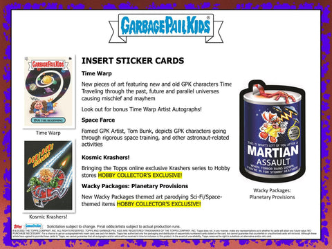 Garbage Pail Kids Series 2 InterGOOlactic Mayhem Hobby (Topps 2023)