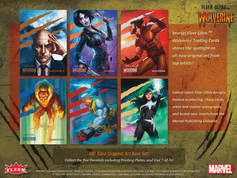 Marvel Fleer Ultra Wolverine Trading Cards Hobby (Upper Deck 2024)