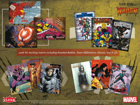 Marvel Fleer Ultra Wolverine Trading Cards Hobby (Upper Deck 2024)
