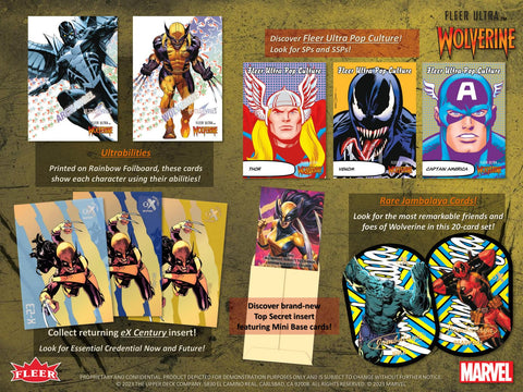 Marvel Fleer Ultra Wolverine Trading Cards Hobby (Upper Deck 2024)