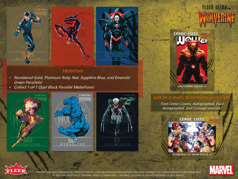 Marvel Fleer Ultra Wolverine Trading Cards Hobby (Upper Deck 2024)