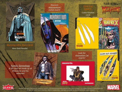 Marvel Fleer Ultra Wolverine Trading Cards Hobby (Upper Deck 2024)