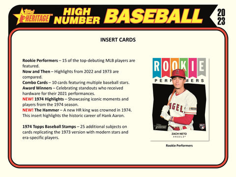 2023 Topps Heritage High Number Baseball Hobby