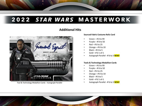 Star Wars Masterwork Hobby (Topps 2022)