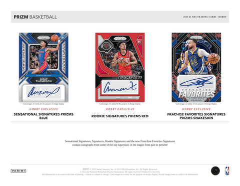 2023/24 Panini Prizm Basketball Hobby