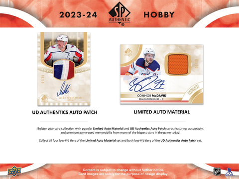 2023/24 Upper Deck SP Authentic Hockey Hobby