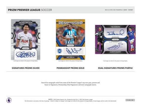 2023/24 Panini Prizm Premier League EPL Soccer Hobby