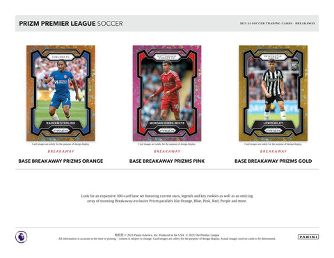 2023/24 Panini Prizm Premier League EPL Soccer Breakaway