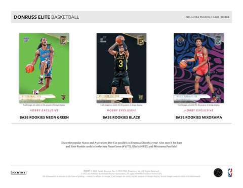 2023/24 Panini Donruss Elite Basketball Hobby