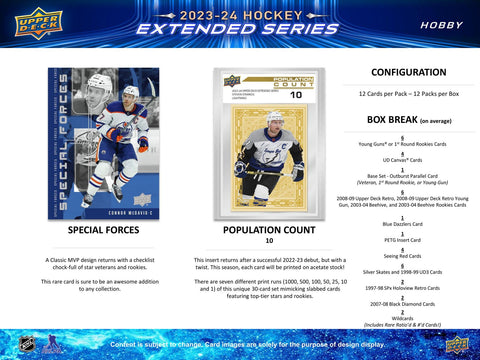 2023/24 Upper Deck Extended Series Hockey Hobby