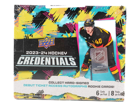 2023/24 Upper Deck Credentials Hockey Hobby