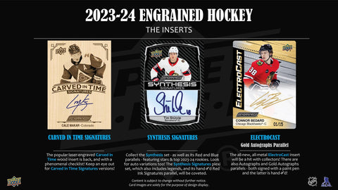 2023/24 Upper Deck Engrained Hockey Hobby