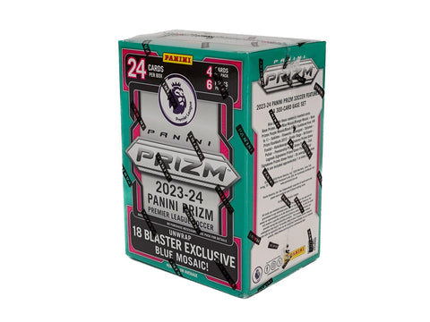 2023/24 Panini Prizm Premier League EPL Soccer 6-Pack Hobby Blaster (Blue Mosaic Prizms!)