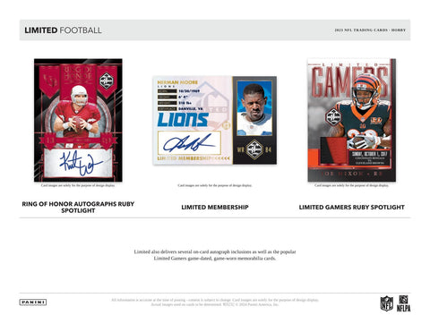 2023 Panini Limited Football Hobby