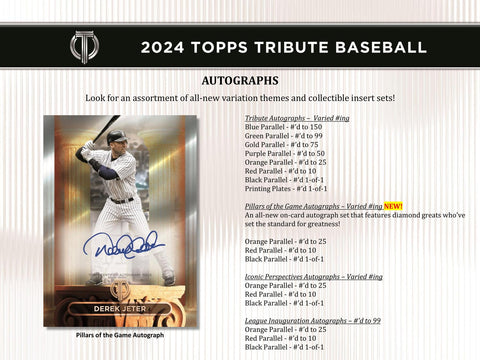 2024 Topps Tribute Baseball Hobby