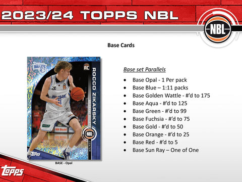 2023/24 Topps NBL Basketball Hobby