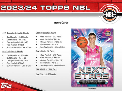 2023/24 Topps NBL Basketball Hobby