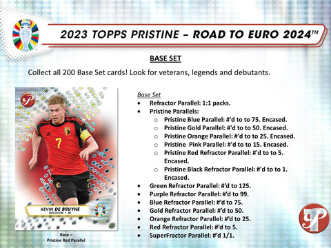 2023/24 Topps Pristine Road to Euros Soccer Hobby