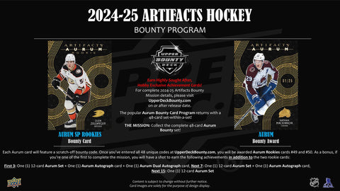 2024/25 Upper Deck Artifacts Hockey Hobby