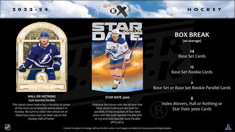 2023/24 Upper Deck Skybox E-X 2000 Hockey Hobby