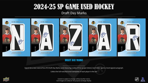 2024/25 Upper Deck SP Game Used Hockey Hobby