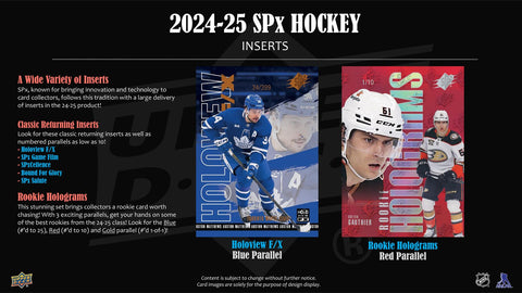 2024/25 Upper Deck SPx Hockey Hobby