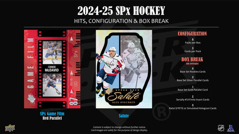 2024/25 Upper Deck SPx Hockey Hobby