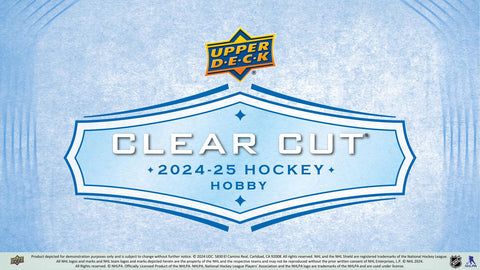 2024/25 Upper Deck Clear Cut Hockey Hobby