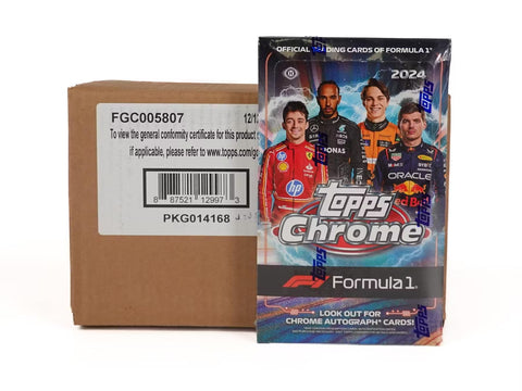 2024 Topps Chrome F1 Formula 1 Hobby Box