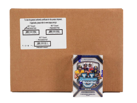 2024 Bowman University Chrome Football 7-Pack Blaster