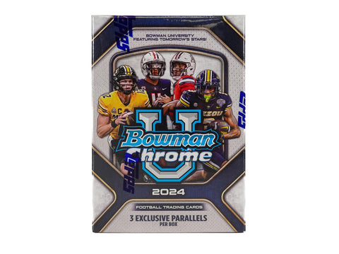 2024 Bowman University Chrome Football 7-Pack Blaster