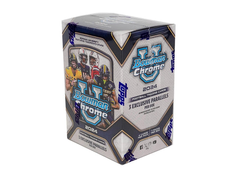 2024 Bowman University Chrome Football 7-Pack Blaster