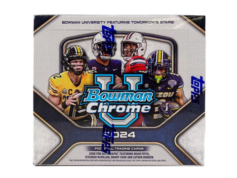 2024 Bowman University Chrome Football Hobby Jumbo