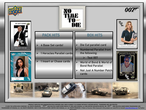 James Bond No Time To Die Hobby (Upper Deck 2025)