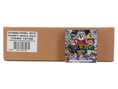 2024 Panini Mosaic Football Hobby Mega (Camo Red!)