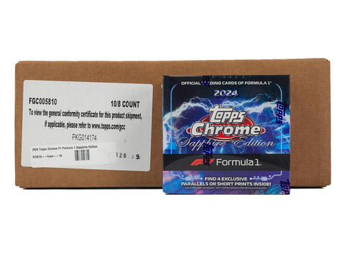 2024 Topps Chrome F1 Formula 1 Sapphire Edition