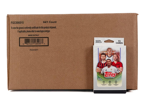 2024/25 Topps UEFA Club Competitions Soccer Hanger Box