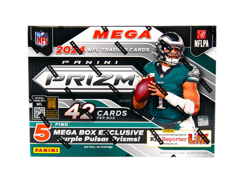 2024 Panini Prizm Football Hobby Mega (Purple Pulsar Prizms!)