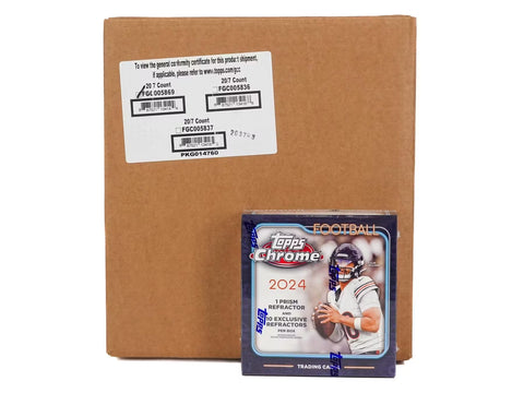 2024 Topps Chrome Football Mega Box