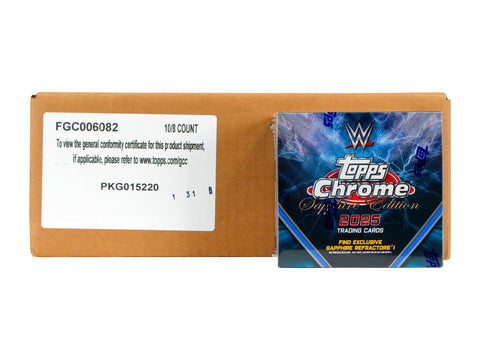 2025 Topps Chrome WWE Sapphire Edition Wrestling Hobby
