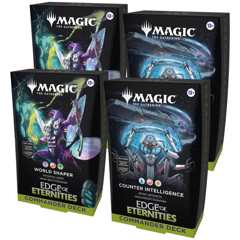Magic the Gathering Edge of Eternities Commander Bundle 4-Deck Case (Presell)