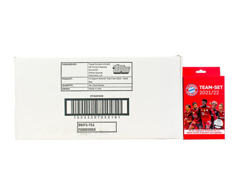 2021/22 Topps FC Bayern Munchen Soccer Official Team Set