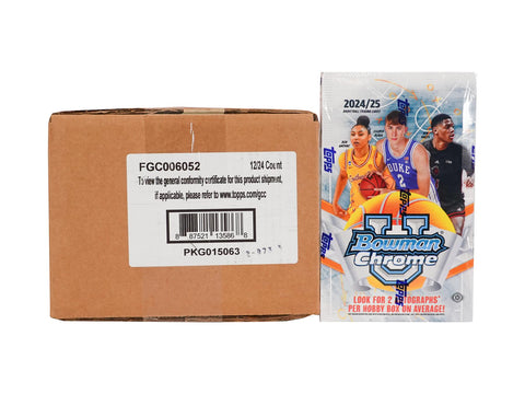 2024/25 Bowman University Chrome Basketball Hobby