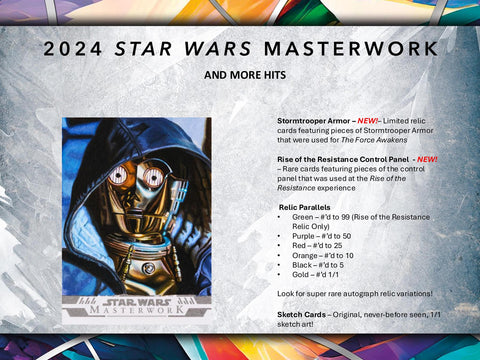 Star Wars Masterwork Hobby Box (Topps 2024)