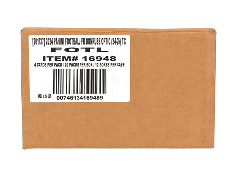 2024 Panini Donruss Optic Football 1st Off The Line Hobby