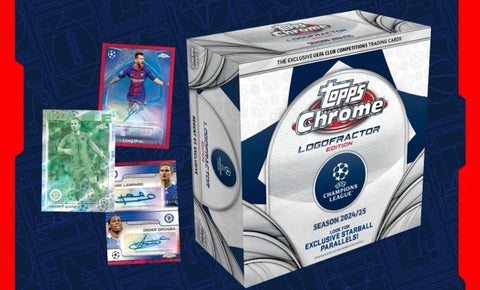 2024/25 Topps Chrome Logofractor UEFA Club Competitions Soccer (London Store Exclusive)
