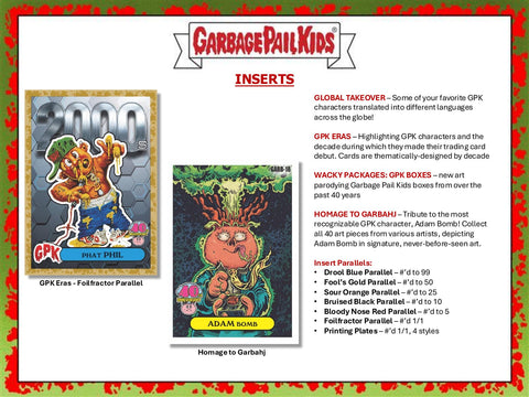 Worst of Garbage Pail Kids 40th Anniversary Edition Hobby (Topps 2025)