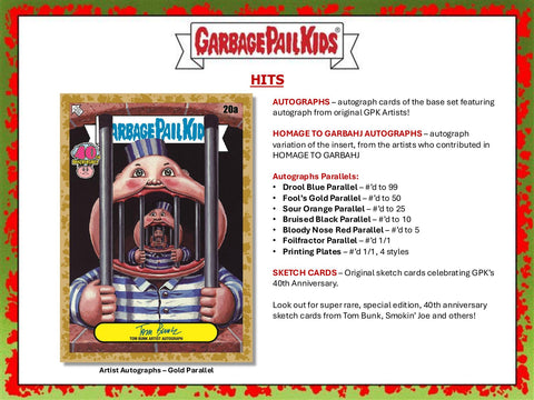 Worst of Garbage Pail Kids 40th Anniversary Edition Hobby (Topps 2025)