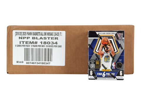 2024/25 Panini Mosaic Basketball 6-Pack Blaster
